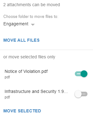 Move all files button
